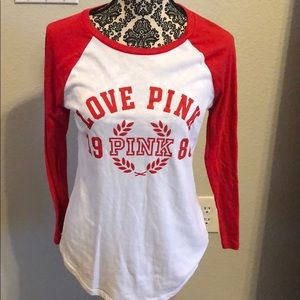 B2G1 PINK Victoria’s Secret Raglan Tee